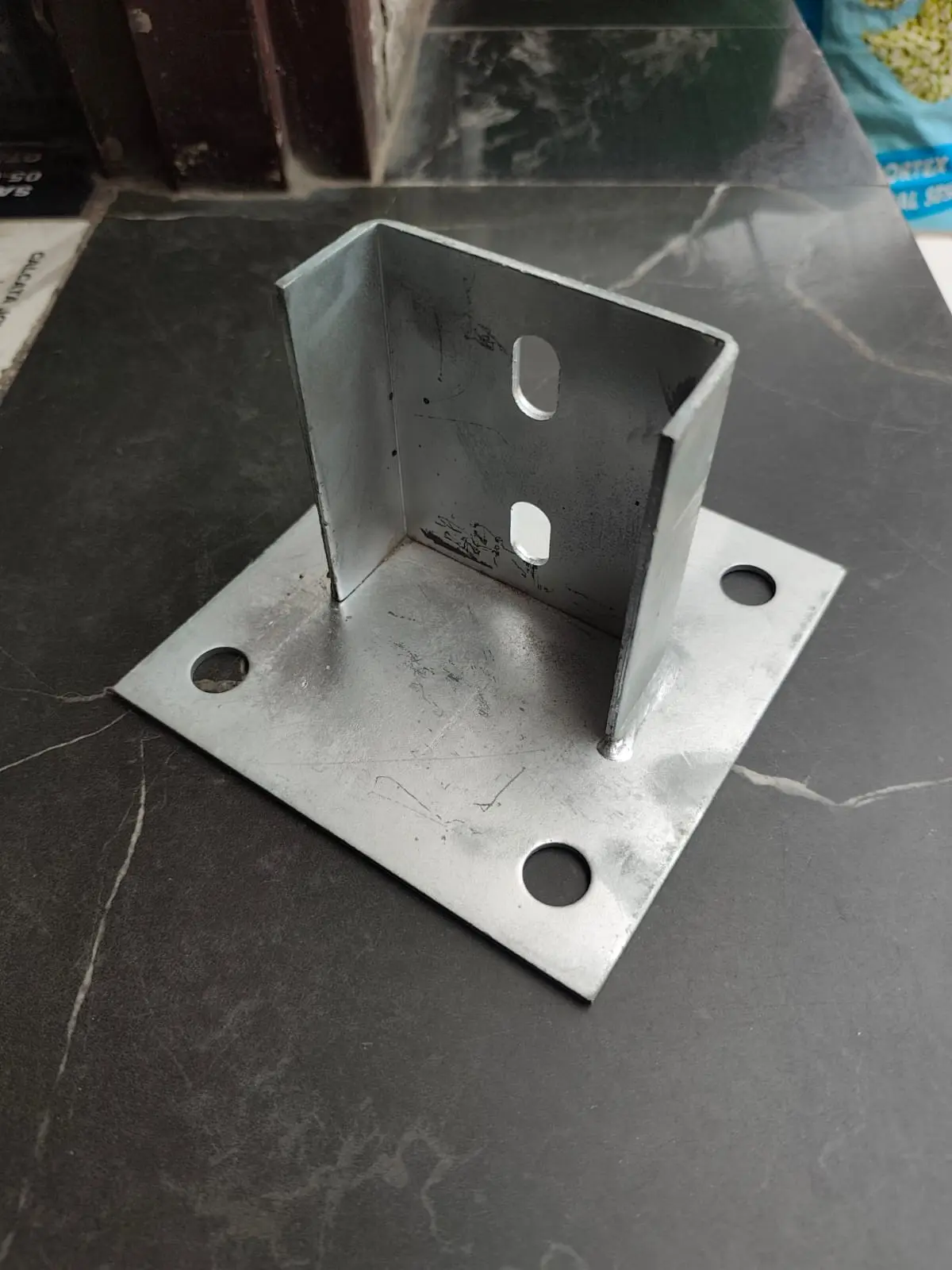 Hot-Dip Galvanized Solar Base Plate for Solar Mounting Structures