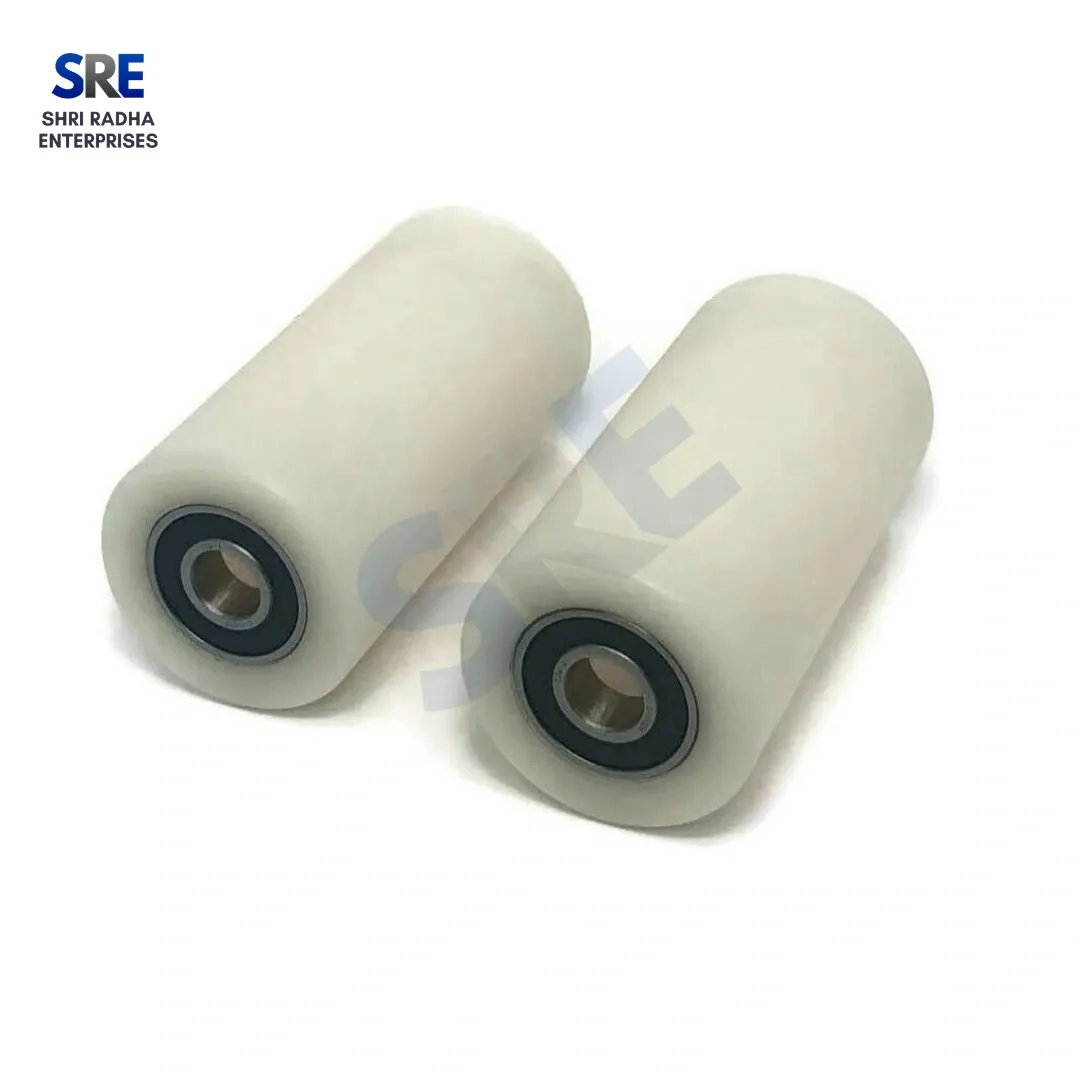 Heavy-Duty 75x40mm Nylon Roller (Available With/Without 6201 Bearing)