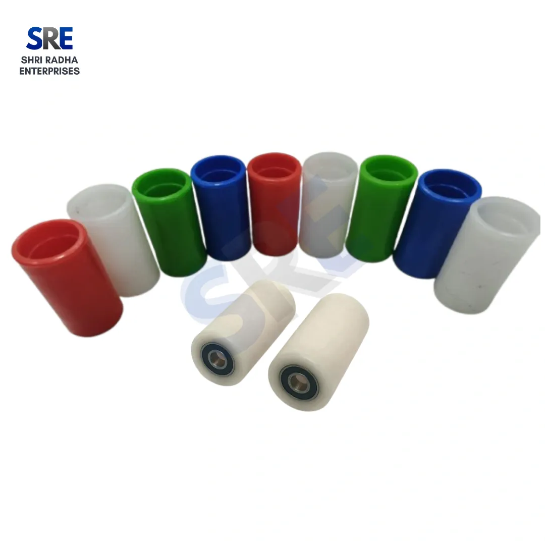 High-Load 54x83mm Nylon Roller – Heavy Duty Industrial Guide Roller (With/Without 6203 Bearing)