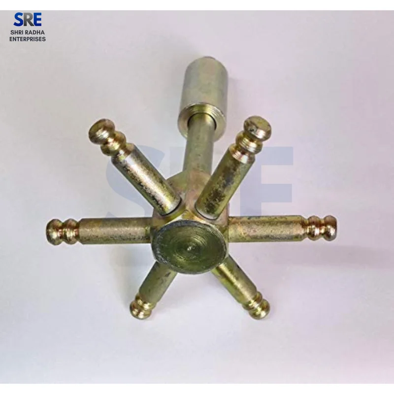 Engineering specifications of single star handle door knocker and pull handle hardware Thumbnail 4