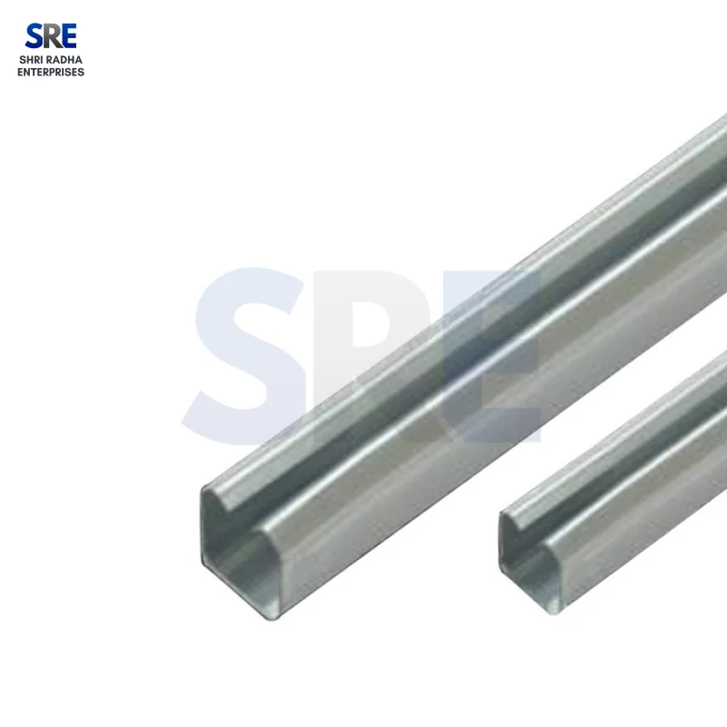 SRE heavy duty enclosed sliding door track channel for hanging track wheels wholesale