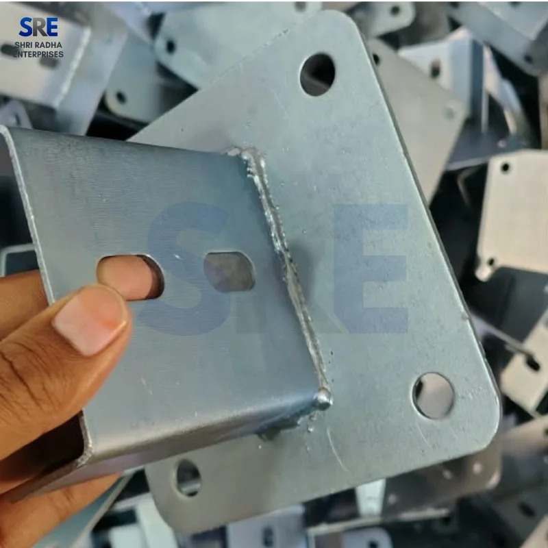 Solar Base Plate 150x150 (Lip 80x40) - HDG